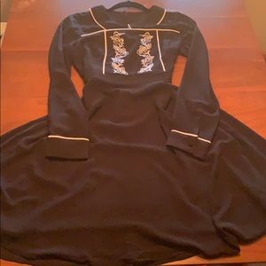 Black Dress w/ Peter Pan collar